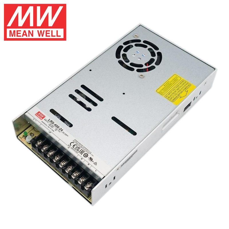 LRS-450-24 24V 36V 48V Meanwell Switch Mode Power Supply With Fan